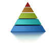3D pyramid 5 levels 3D pyramid 5 levels