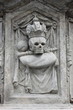 Skull basrelief