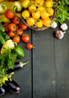 abstract design vegetables background