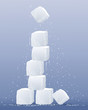 sugar cube tower