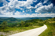 Panoramic view on the road close to Motovun Panoramic view on the road close to Motovun