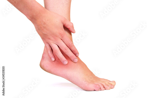 Photo: injured ankle injured ankle