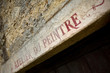 Atelier, peintre, architecture, studio, mur, maison, pierre