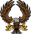 Eagle Wings and Claws Mascot