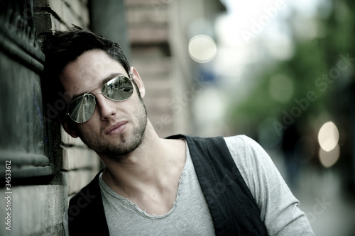 Photo: Young man in the city Young man in the city