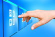 Touch screen technology.
