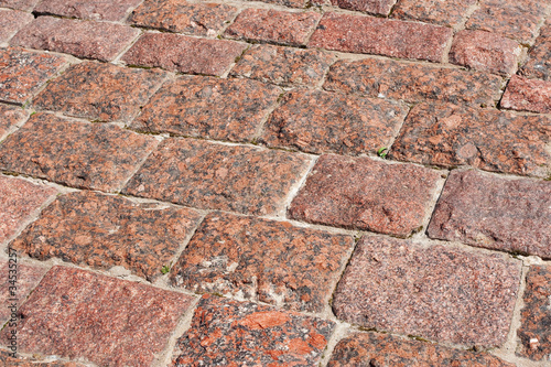 Photo: Stone pavement Stone pavement