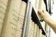 Books in the library