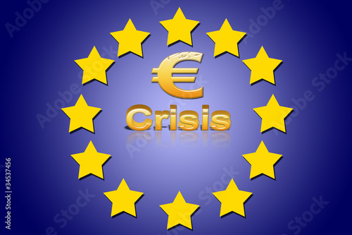 Illustration: Wirtschaftskrise, Europa Wirtschaftskrise, Europa