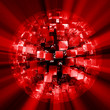 Lightcubes discoball red black
