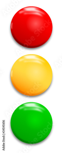 Vector: Ampelfarben Magnete Ampelfarben Magnete