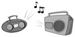 boomboxes