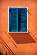 One of windows in Lugano city One of windows in Lugano city