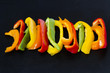 Légumes colorés sur plancha