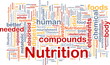 Nutrition health background concept
