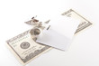 Money, badge and ring