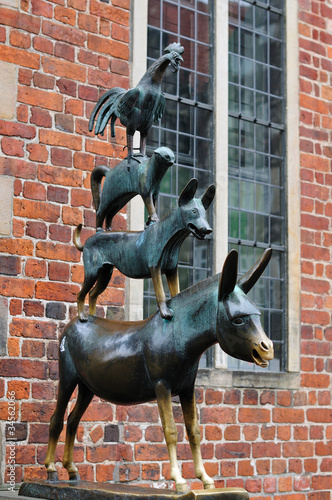 Photo: The Town Musicians of Bremen in Germany The Town Musicians of Bremen in Germany