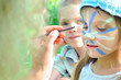 Photo: face mask cjild carnival painting face mask cjild carnival painting