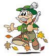 Hunter in Autumn