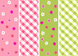 baby girl seamless patterns with fabric texture baby girl seamless patterns with fabric texture