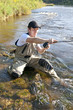 engagierter Angler