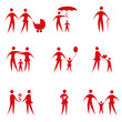Vector: Family vector set Family vector set