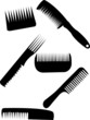 collection of combs - vector collection of combs - vector