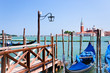 pier on San Marco Canal, Venice, Italy