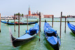 gondolas on San Marco Canal, Venice