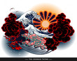 Japanese tattoo landscape