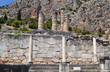 Temple of Apollo at Delphi oracle in Greece