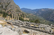 Temple of Apollo at Delphi oracle in Greece