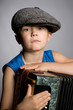 Boy with accordion