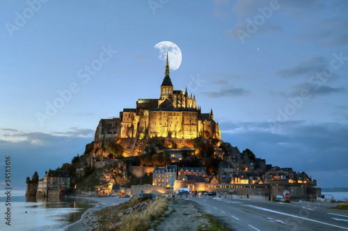Photo: HDR du Mont-Saint-Michel HDR du Mont-Saint-Michel