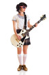 girl with a guitar girl with a guitar