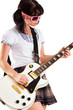 girl with a guitar girl with a guitar