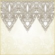 Ornamental seamless stripe, decorative element
