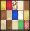 Vektor: Business cards, tags, labels, invitations templates Business cards, tags, labels, invitations templates
