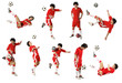 Boy with soccer ball, Footballer