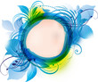 Blue Floral Background Blue Floral Background