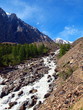 River heads Aktru, mountain Altai
