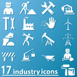 Vector: Arbeit und Industrie - Zeichen Arbeit und Industrie - Zeichen