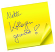 Haftnotiz - Nette Kollegen gesucht