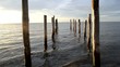 Markierter Weg ins Meer