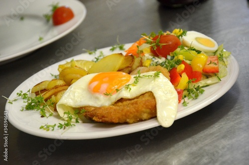 Photo: Schnitzel braten Schnitzel braten