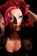 Drag-Queen. Man dressed as Woman.