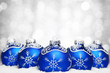 Christmas ball on abstract light background