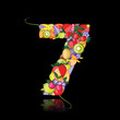 Number seven made from fruits. See others in my gallery Number seven made from fruits. See others in my gallery