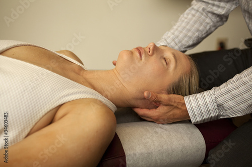 Photo: chiropratic patient chiropratic patient