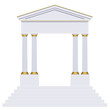 Temple en marbre blanc